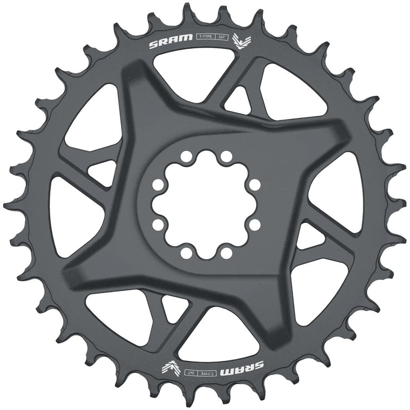 SRAM GX Eagle T-Type 12sp Boost DM Chainring 34t Black - Open Box, New
