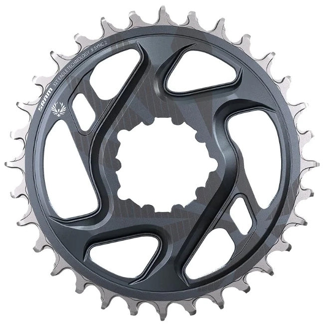 SRAM Eagle X-SYNC Cold Forged Chainring - 30t, Direct Mount, 3mm Offset, For Boost, Lunar Grey