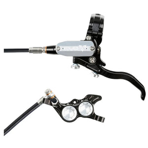 Hope Tech 4 Evo GR4 Disc Brake and Lever - Right/Rear, Post Mount 74mm, Black/Silver