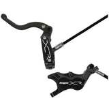 Hope XCR Pro E4 Disc Brake and Lever Set - Front Hydraulic Post Mount Black