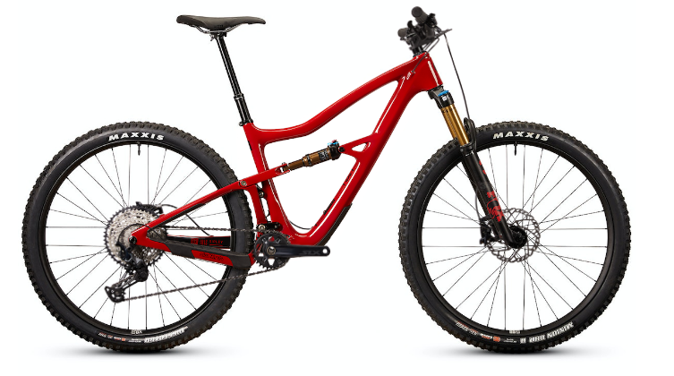 Ibis Ripley V4S Carbon 29" Complete Mountain Bike - SLX Build, Large, Bad Apple Red