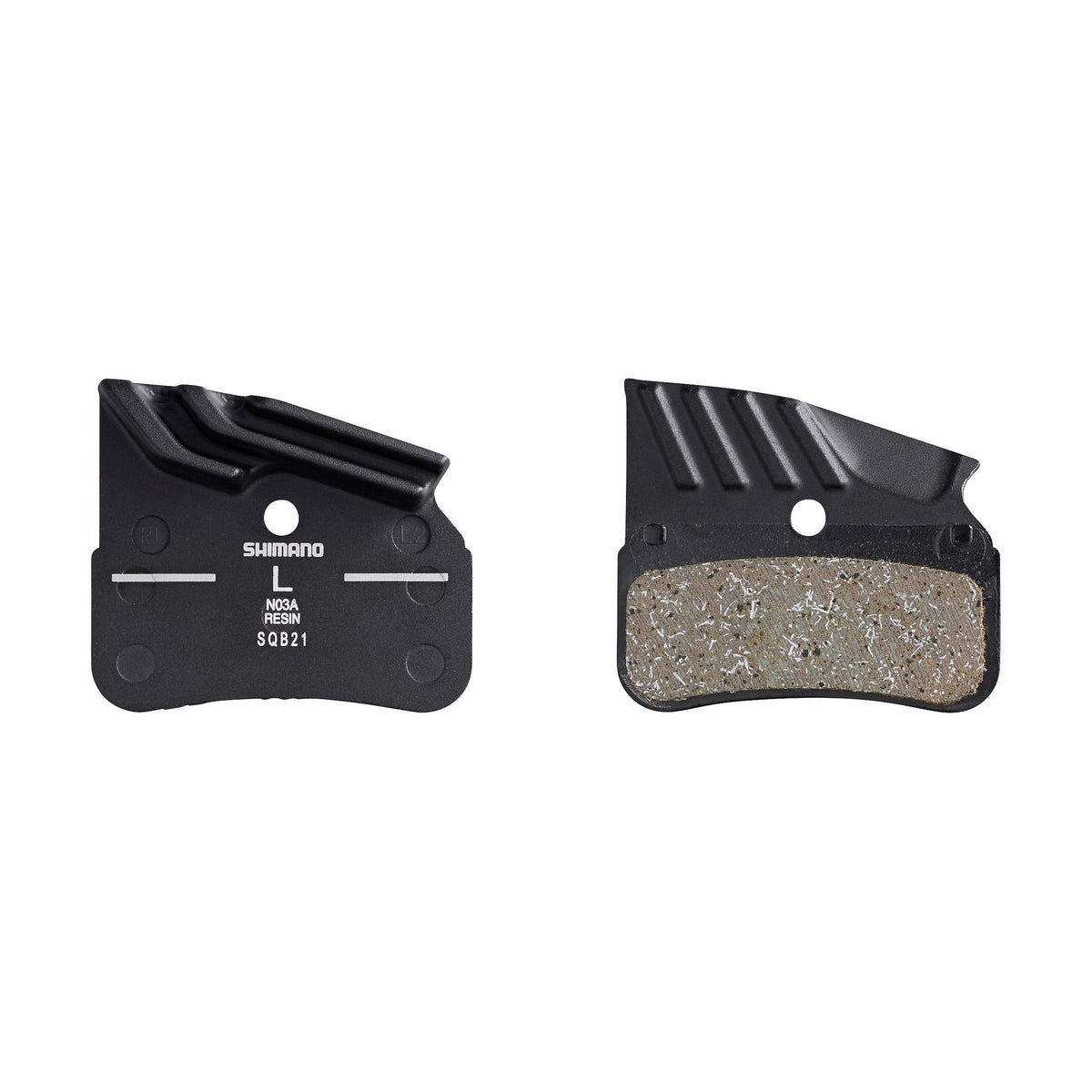 N03A-RF Resin Pad with Fin & Spring, 1 Pair