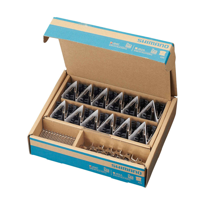 J04C Metal Pad with Fin, with Spring, with Split Pin, 25 Pairs