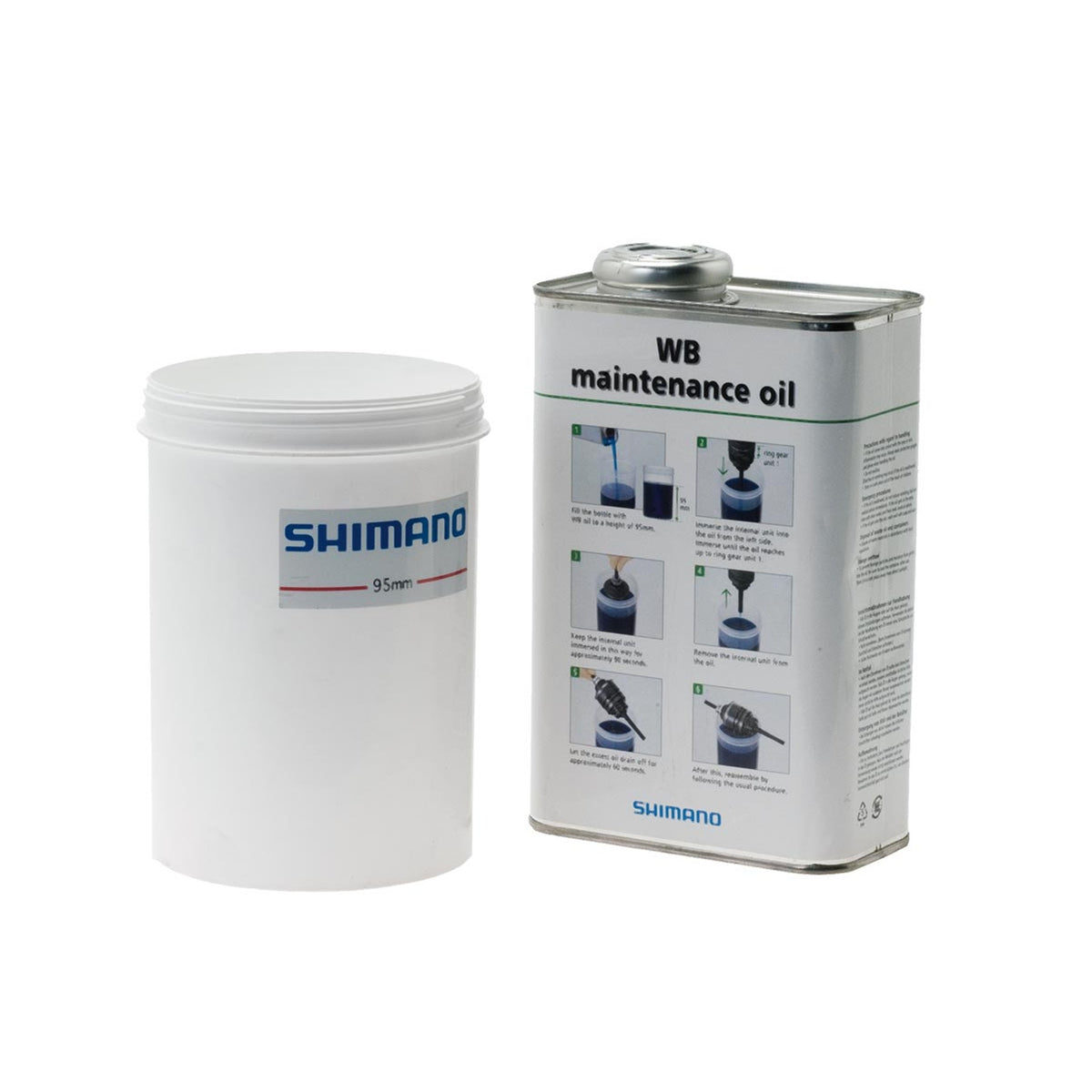 Internal Hub Maintenance Oil Set, Dipping Vessel and 1000ML Oil Can