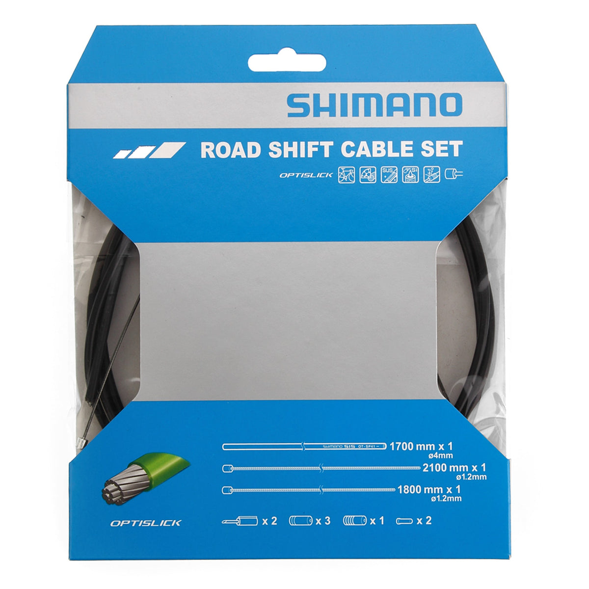 Road Optislick Shift Cable Set - Black