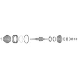 SG-C6001-8D Internal Assembly (Axle Length 187 Mm)