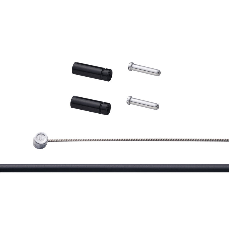 MTB Sus Stainless Steel Brake Cable Set- Black