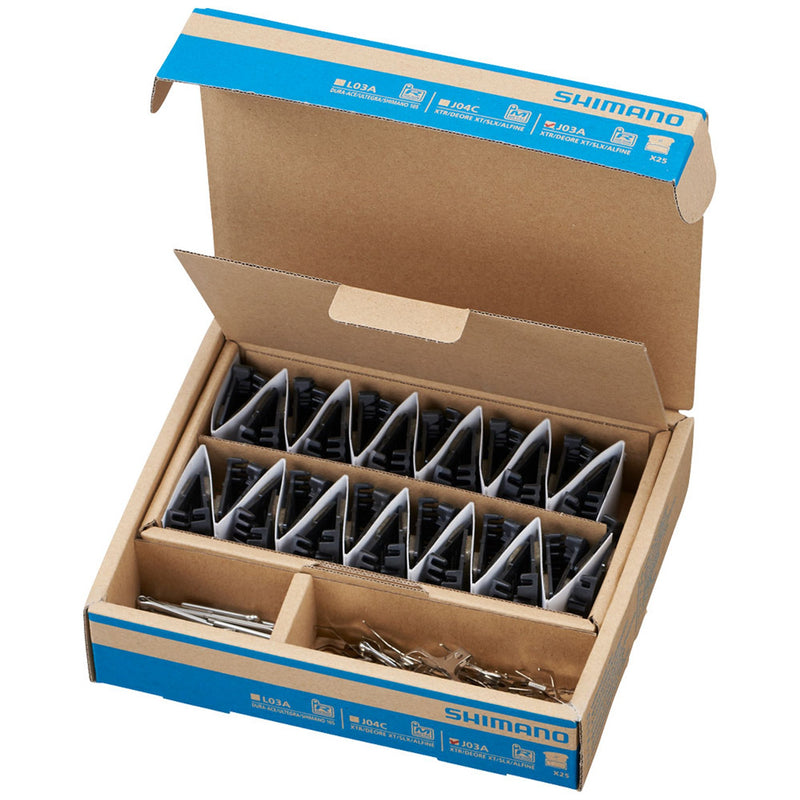 J05A-RF Resin Pad with Fin, with Spring, with Split Pin, 25 Pairs