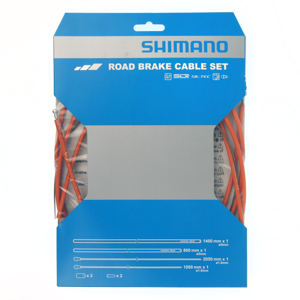 Road Ptfe Brake Cable Set - Orange