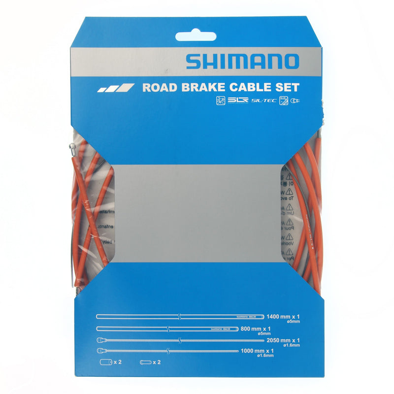 Road Ptfe Brake Cable Set - Orange