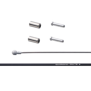 Road Sus Stainless Steel Brake Cable Set- Black