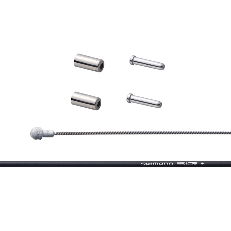 Road Sus Stainless Steel Brake Cable Set- Black