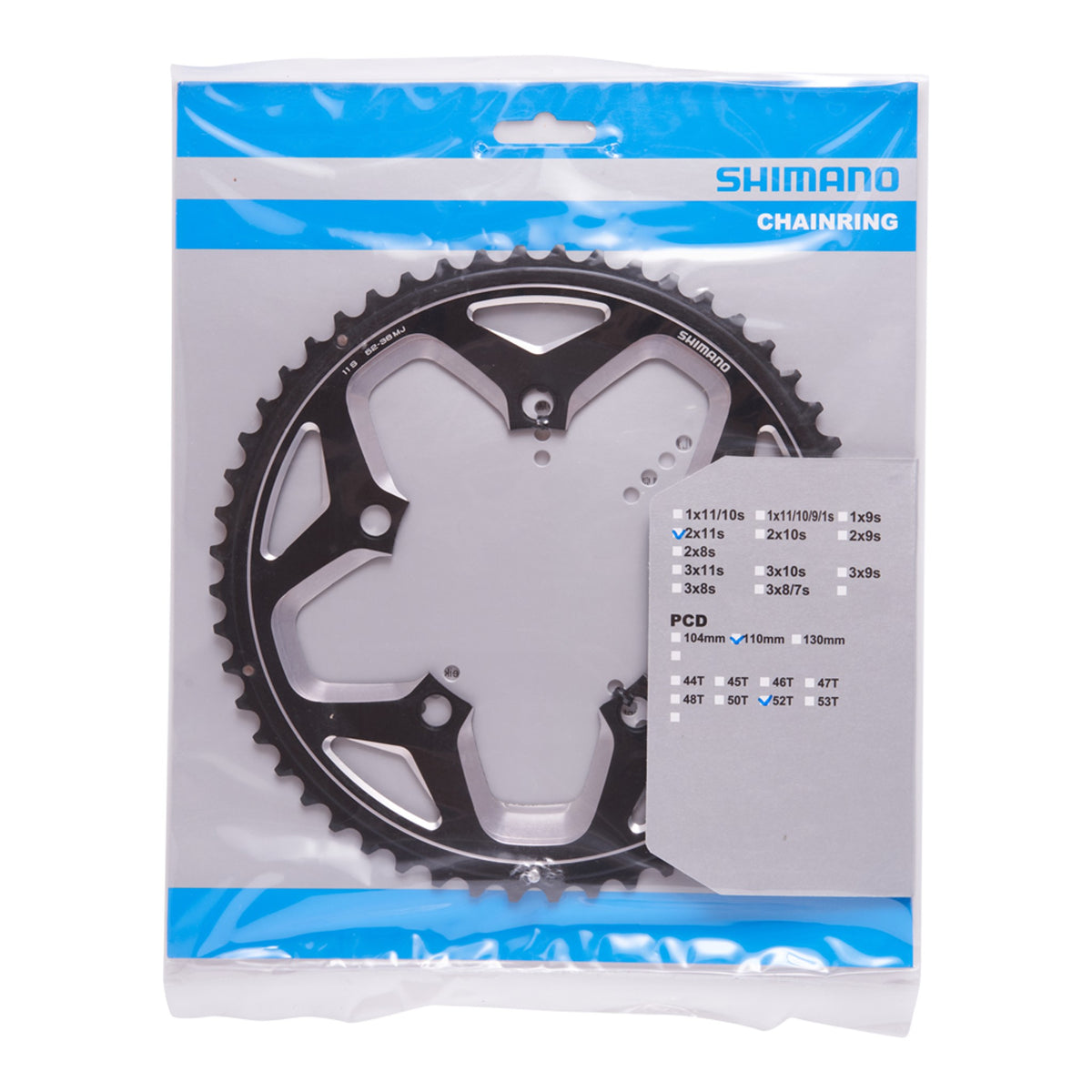 FC-RS500 Chainring 52T-MJ Black
