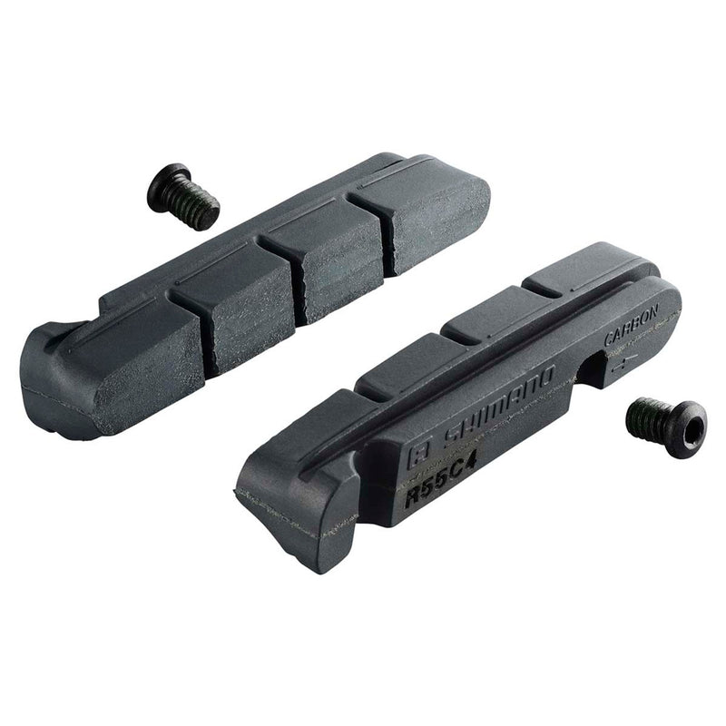 R55C4-1 Brake Shoes & Fixing Bolts for Carbon Rim (-1MM Thinner Shoe)