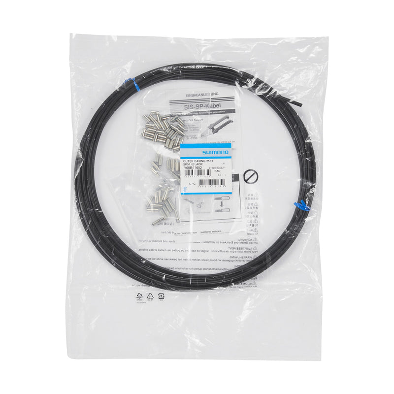 SIS-SP51 Outer Casing 25FT. Black (Bulk)