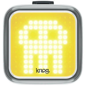 Knog Blinder Light Skull Pattern Front Black