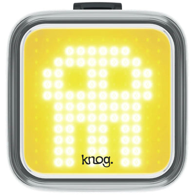 Knog Blinder Light Skull Pattern Front Black