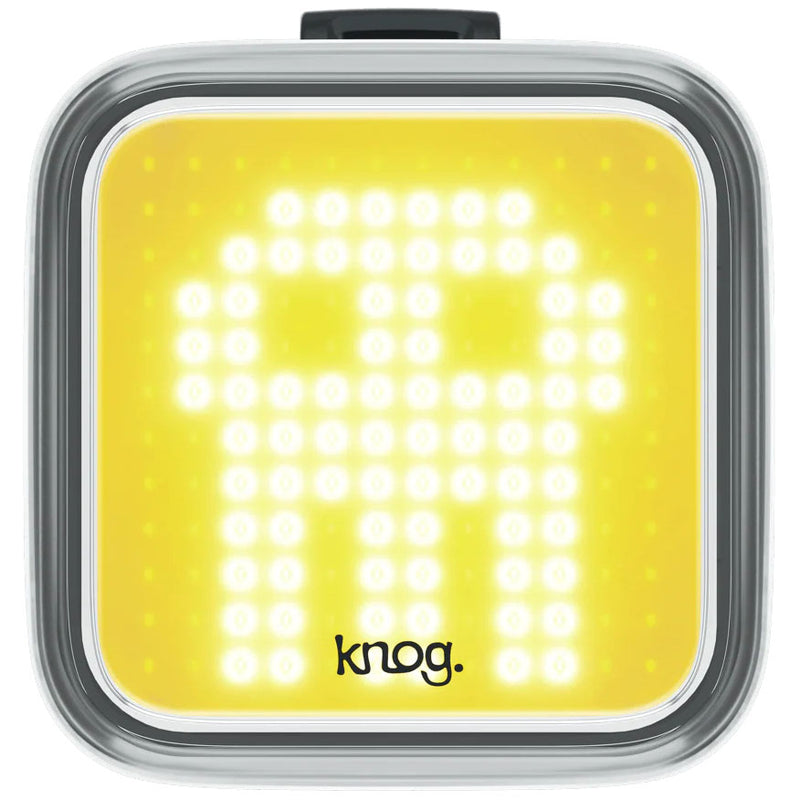 Knog Blinder Light Skull Pattern Front Black