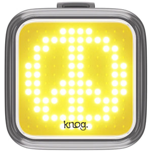 Knog Blinder Light Peace Pattern Front Black