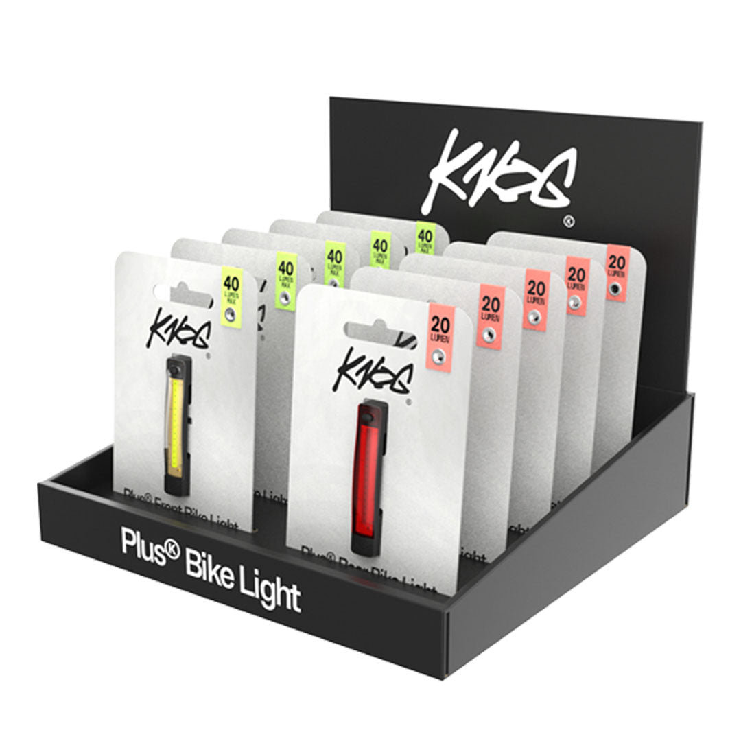 Knog Plus Light Starter Pack Front/Rear Mix Black