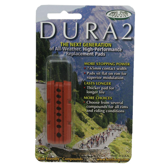 Kool Stop Dura 2 Road Cartridge Inserts Salmon Pr
