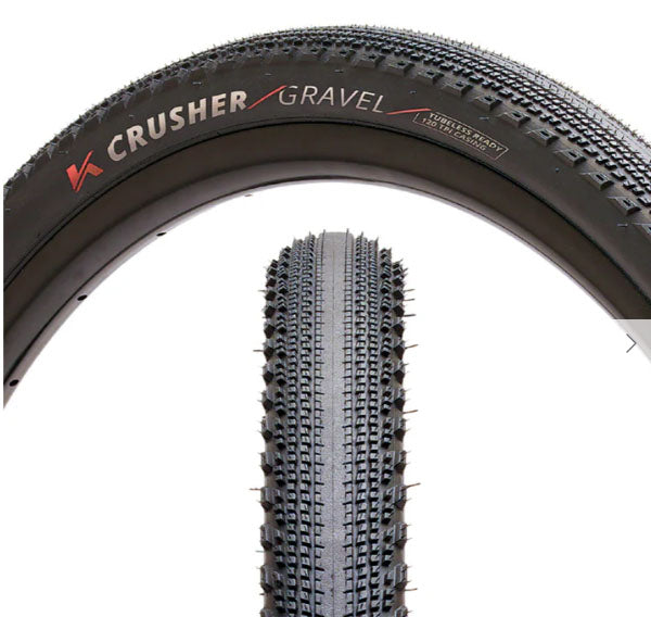 Kenda Crusher Tire - 700 x 35 Tubeless Folding Black Race Pace