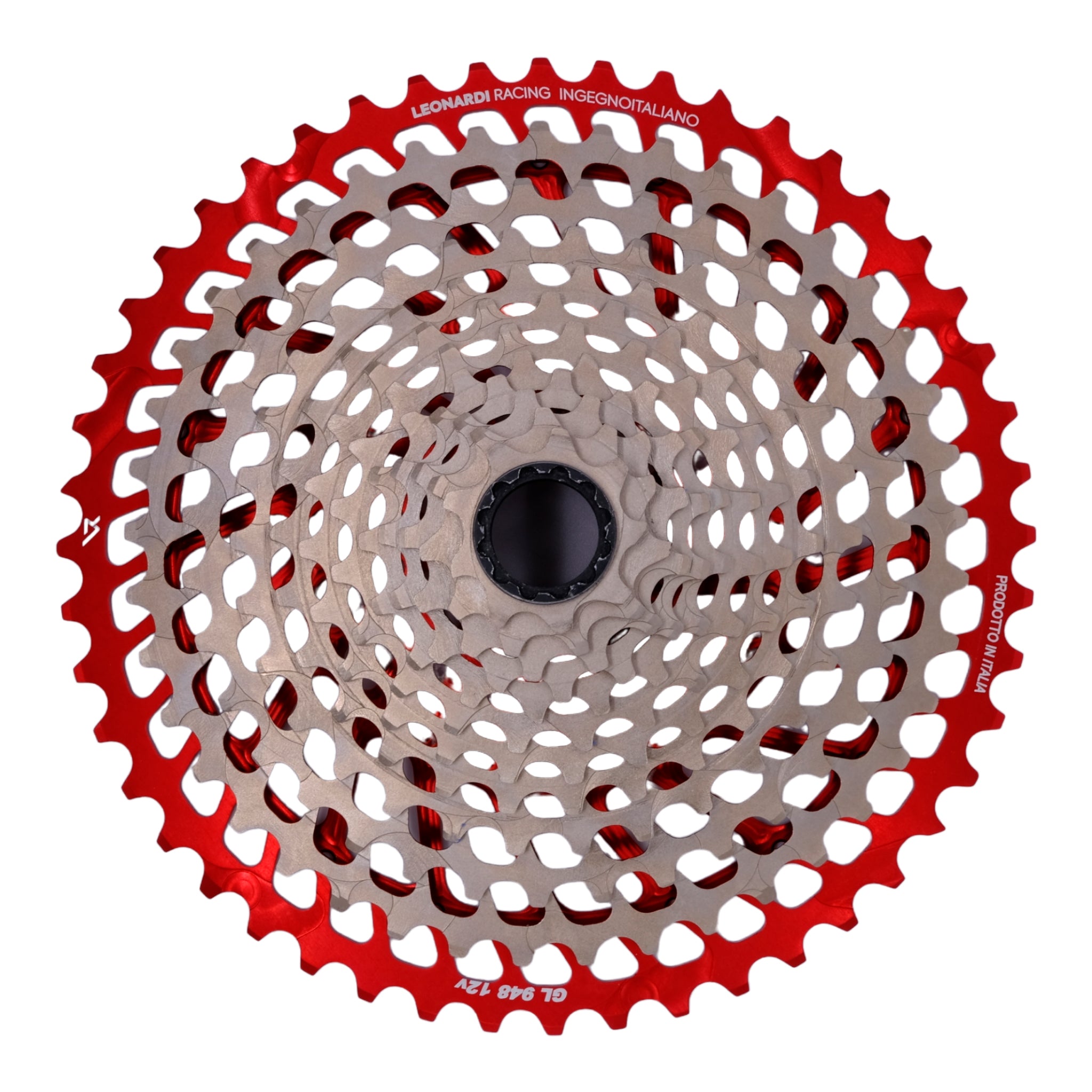 Leonardi General Lee 12sp Cassette 9-48t - Black/Red