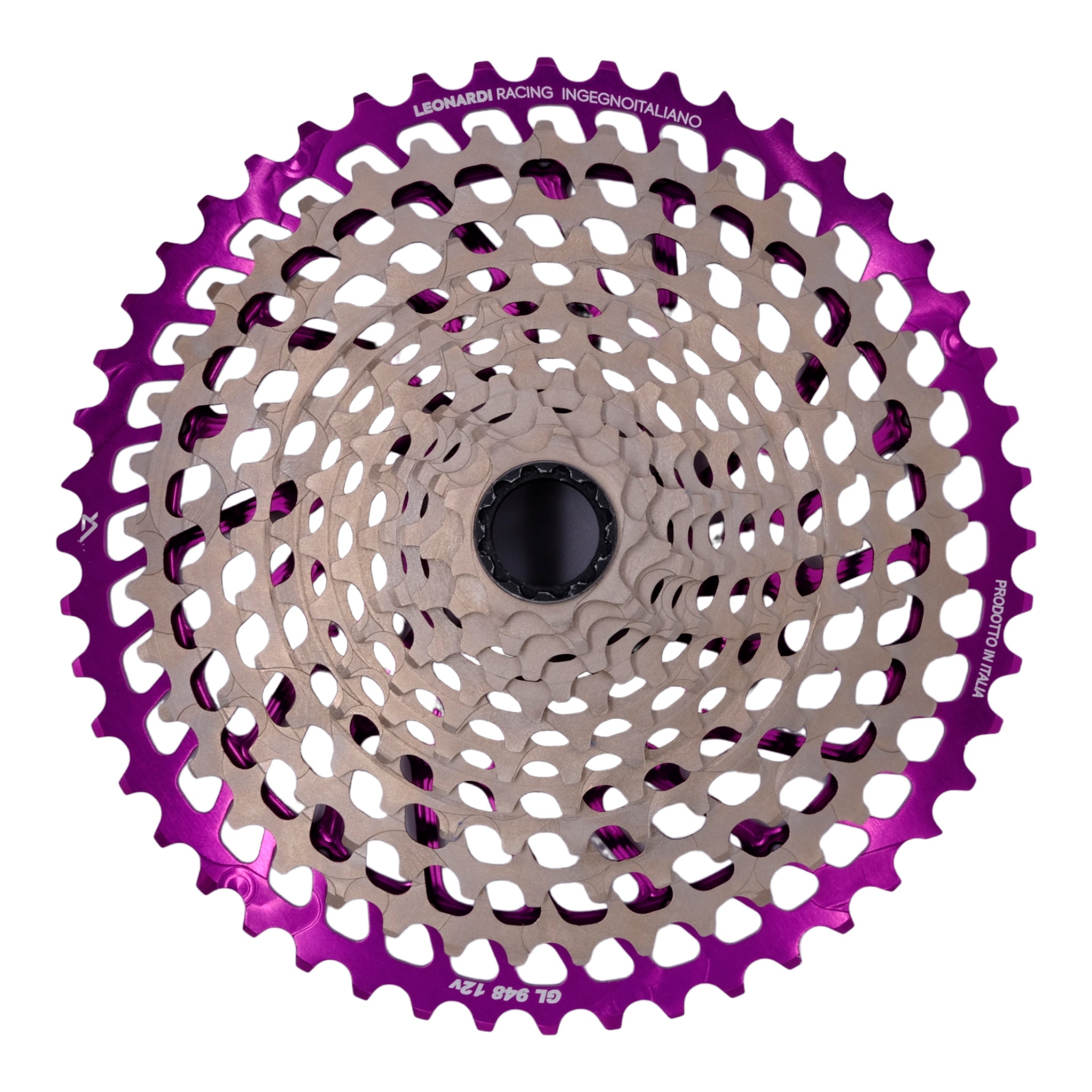 Leonardi General Lee 12sp Cassette 9-48t - Black/Purple