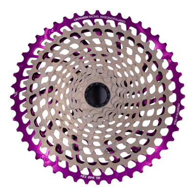Leonardi General Lee 12sp Cassette 9-48t - Black/Purple