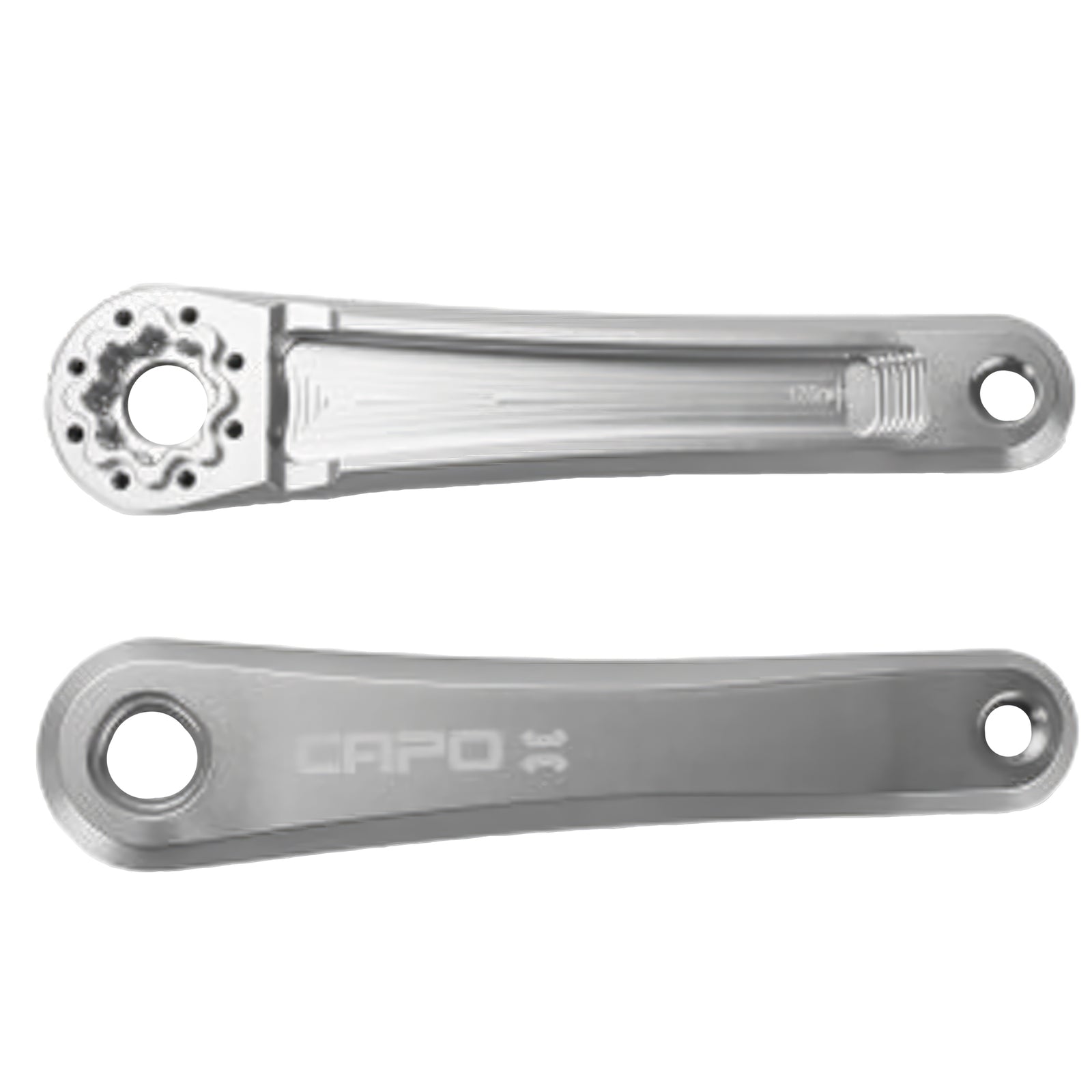 Leonardi Capo 8-Bolt Crank Arms 172.5mm - Sil (Spindle Separate