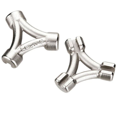 Lezyne 3-Way Triple Spoke Wrench 3.23 3.30 3.45mm: Silver
