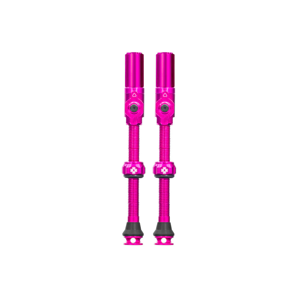 Muc-Off Big Bore Hyrid Tubeless Valve Stems - Large 45mm Pink