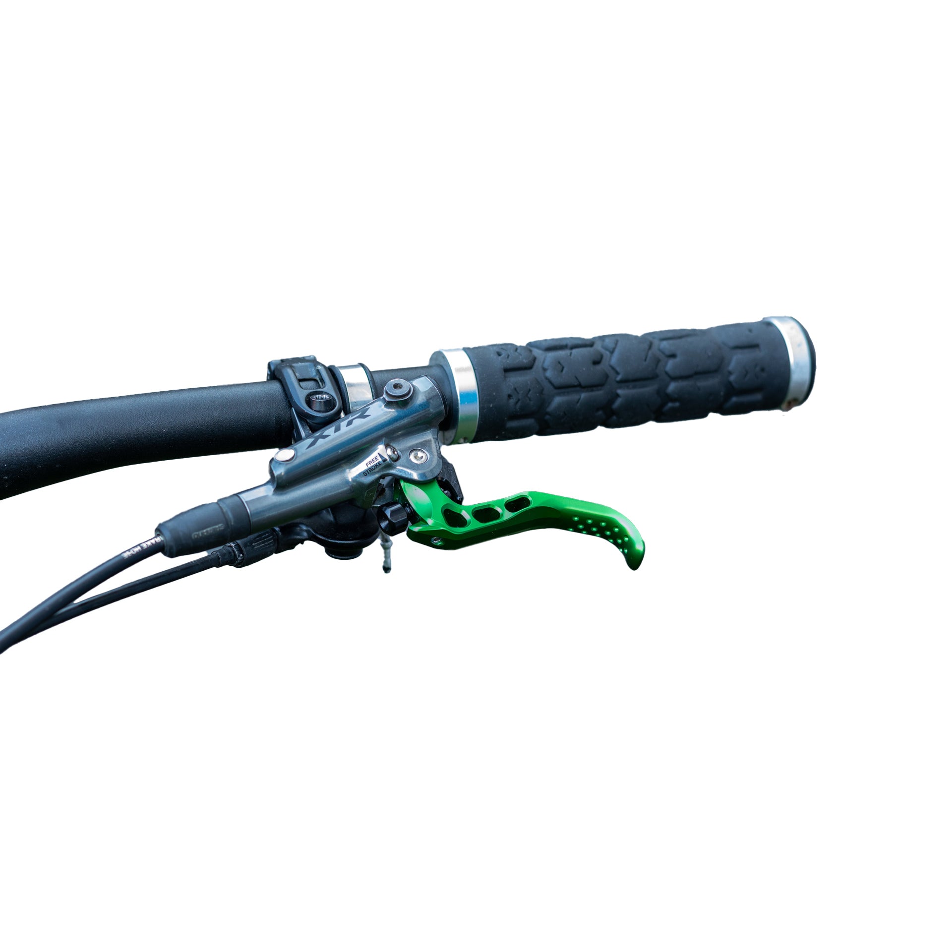 OAK Components SH Brake Lever Blade 2 Piece Kit Shimano Green