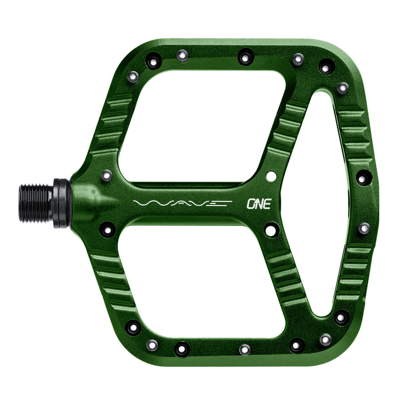 OneUp Components Wave Platform Pedals Dark Green