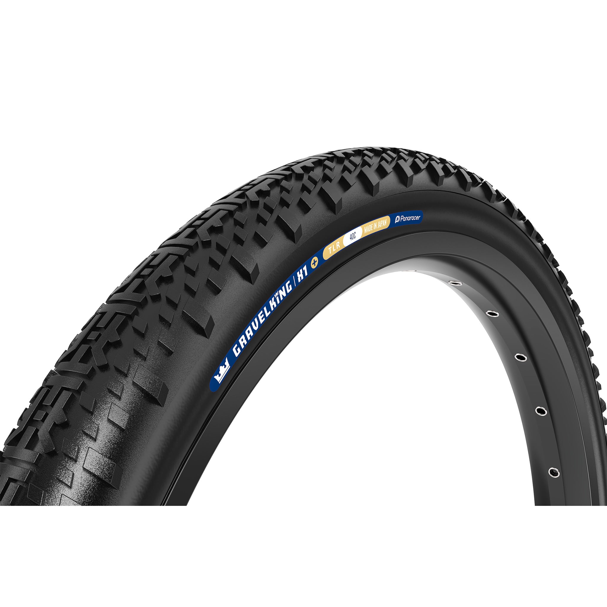 Panaracer GravelKing X1 Plus Tire - 700 x 45 Tubeless Folding Black