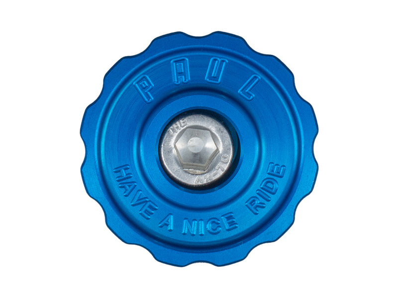 Paul Component Engineering Klamper Headset Top Cap - Aluminum w/Stainless-Steel Bolt Blue