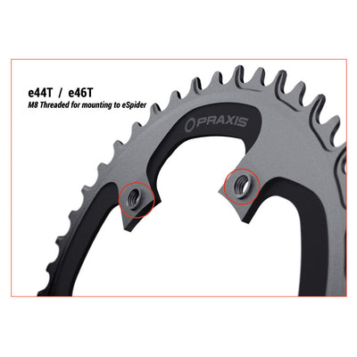 Praxis Works Road eRing 1x Narrow Wide Chainring 46T 110 BCD