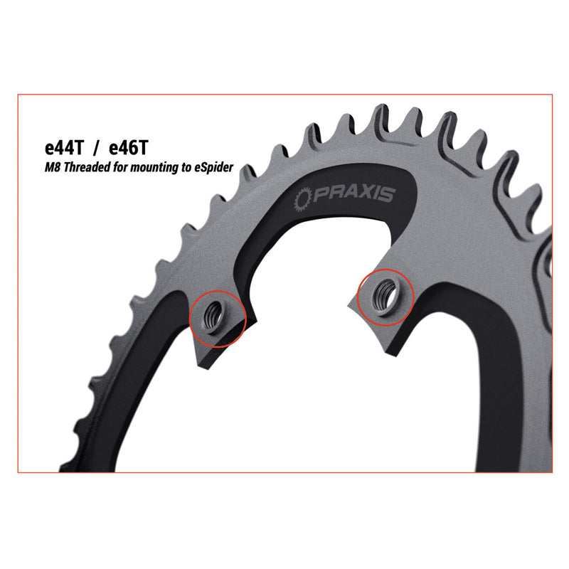 Praxis Works Road eRing 1x Narrow Wide Chainring 46T 110 BCD