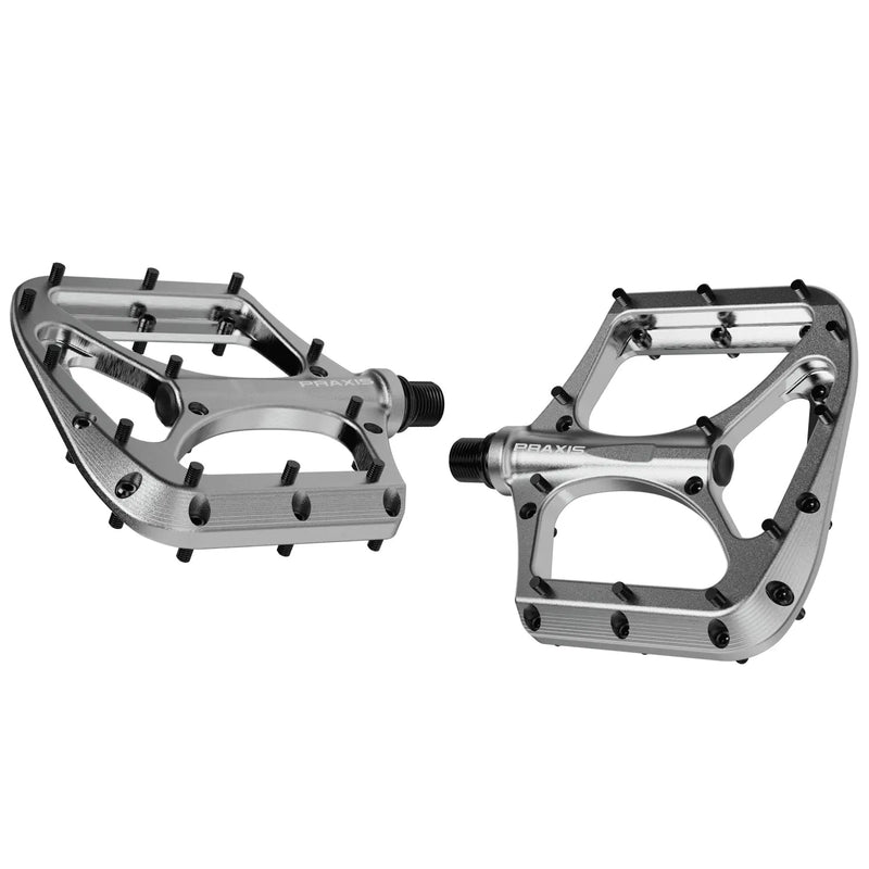 Praxis Works Brodium Pedals Silver – Pro Bike Supply