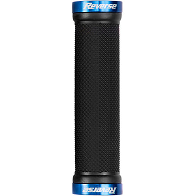 Reverse Classic Thin Lock-On Grips 28mm Black/Blue