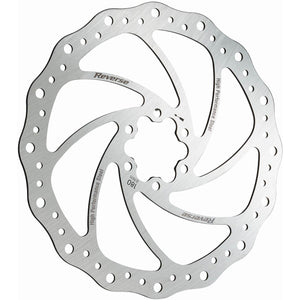 Reverse Steel Disc Rotor 180mm - Silver