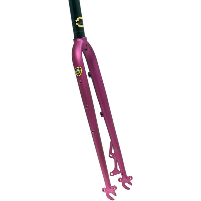Soma Lugged CX Disc Fork 700c 1-1/8" - Purple