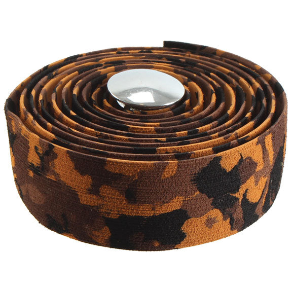 Soma Thick and Zesty Striated Bar Tape Brown Camo