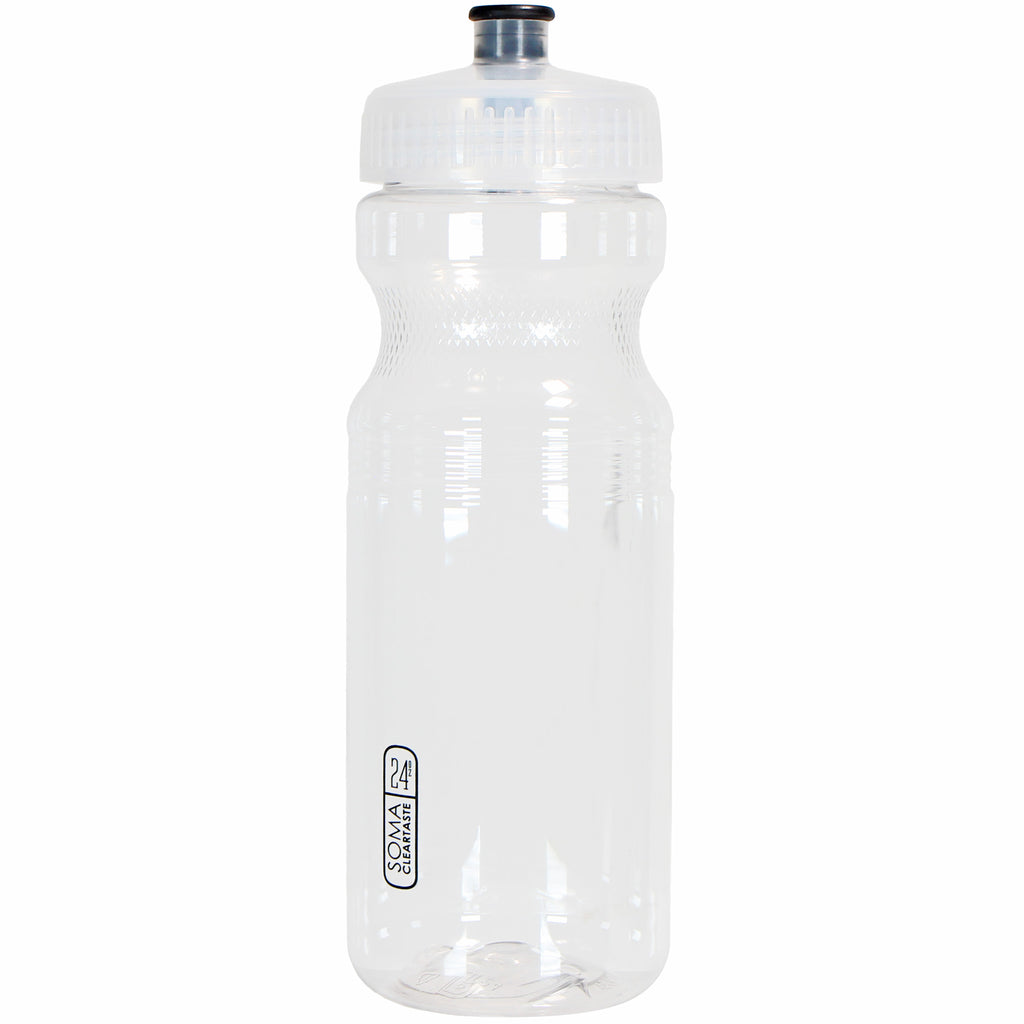 Soma Clear Taste Water Bottle Clear/Black - 24oz