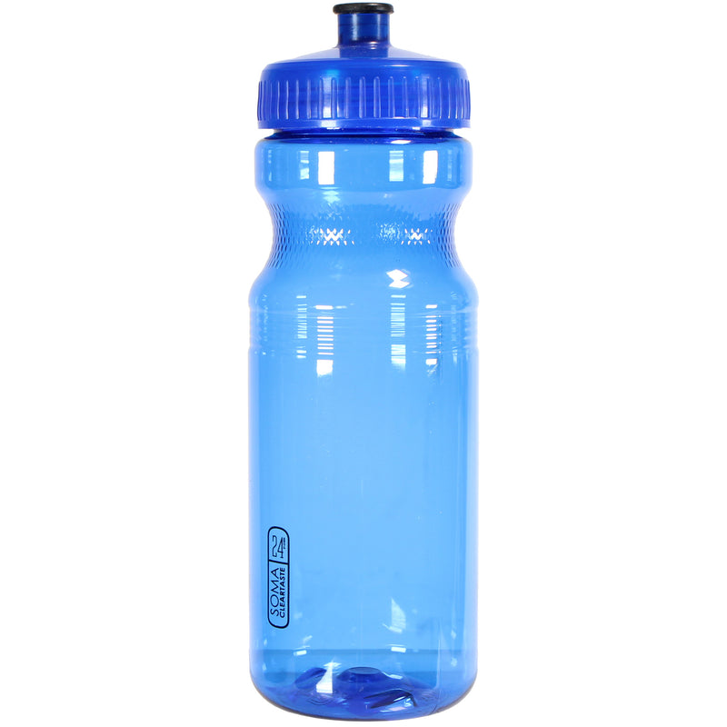 Soma Clear Taste Water Bottle Blue/Black 24oz