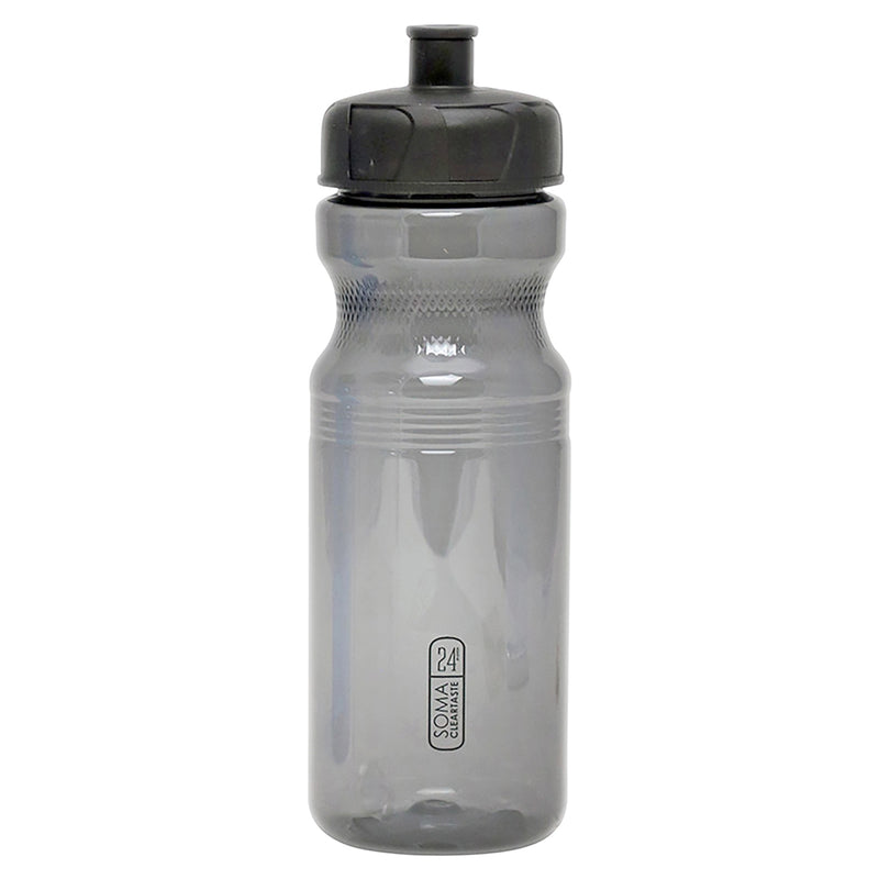 Soma Clear Taste Water Bottle Smoke/Black 24oz