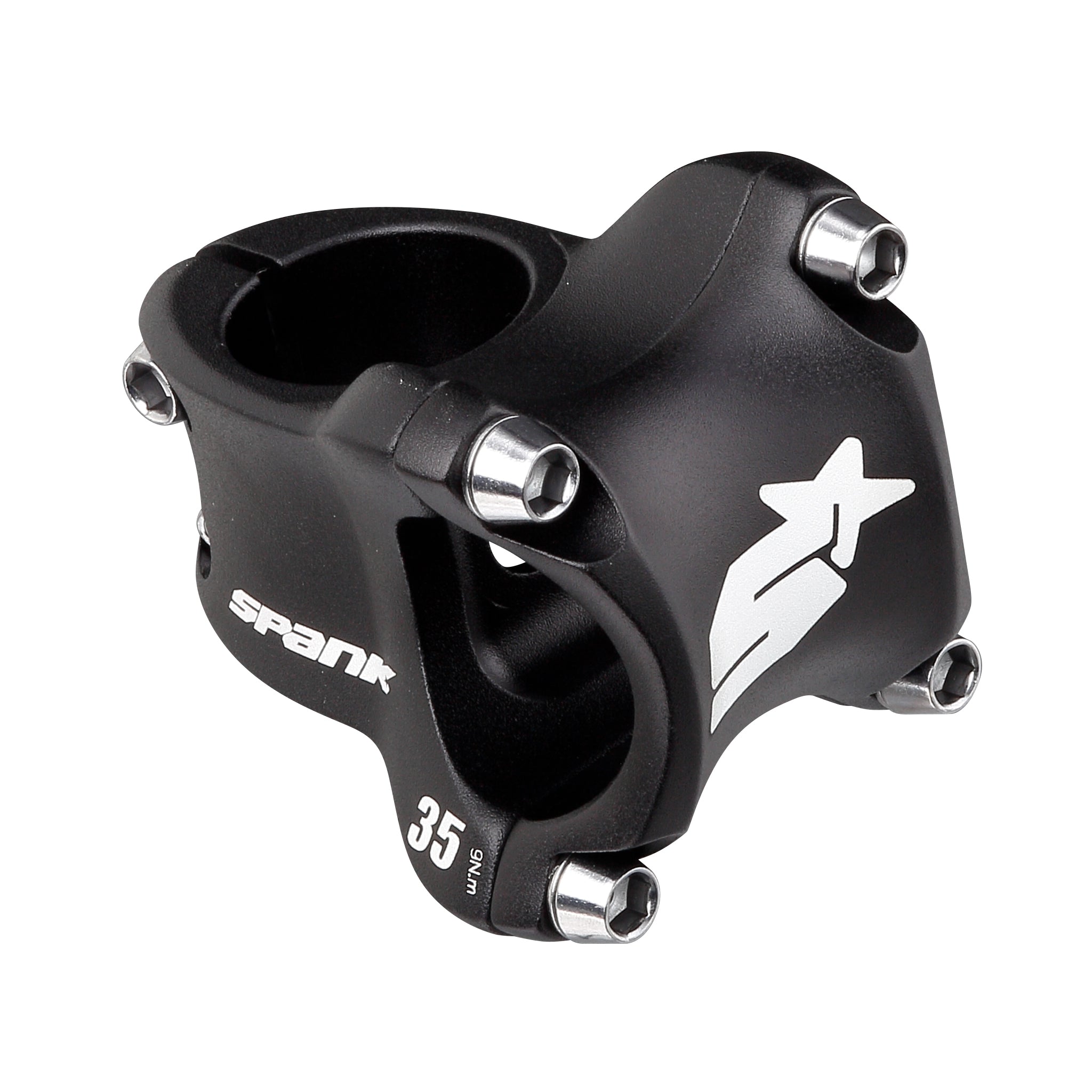 Spank Spike Race 2 Stem - 35mm 31.8 Clamp +/-0 1 1/8" Aluminum Black