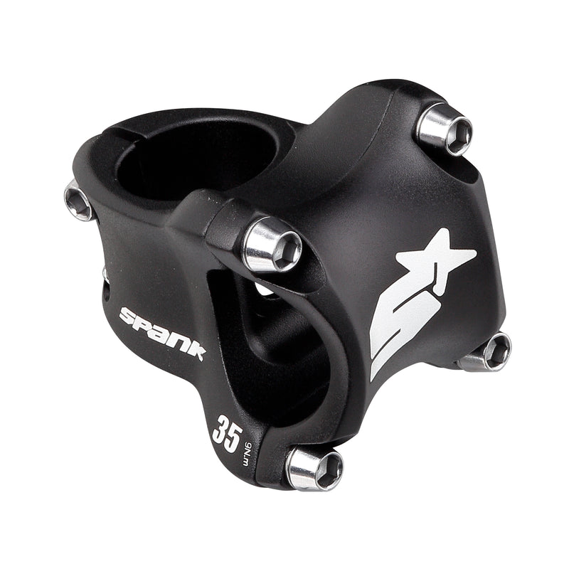 Spank Spike Race 2 Stem - 35mm 31.8 Clamp +/-0 1 1/8" Aluminum Black