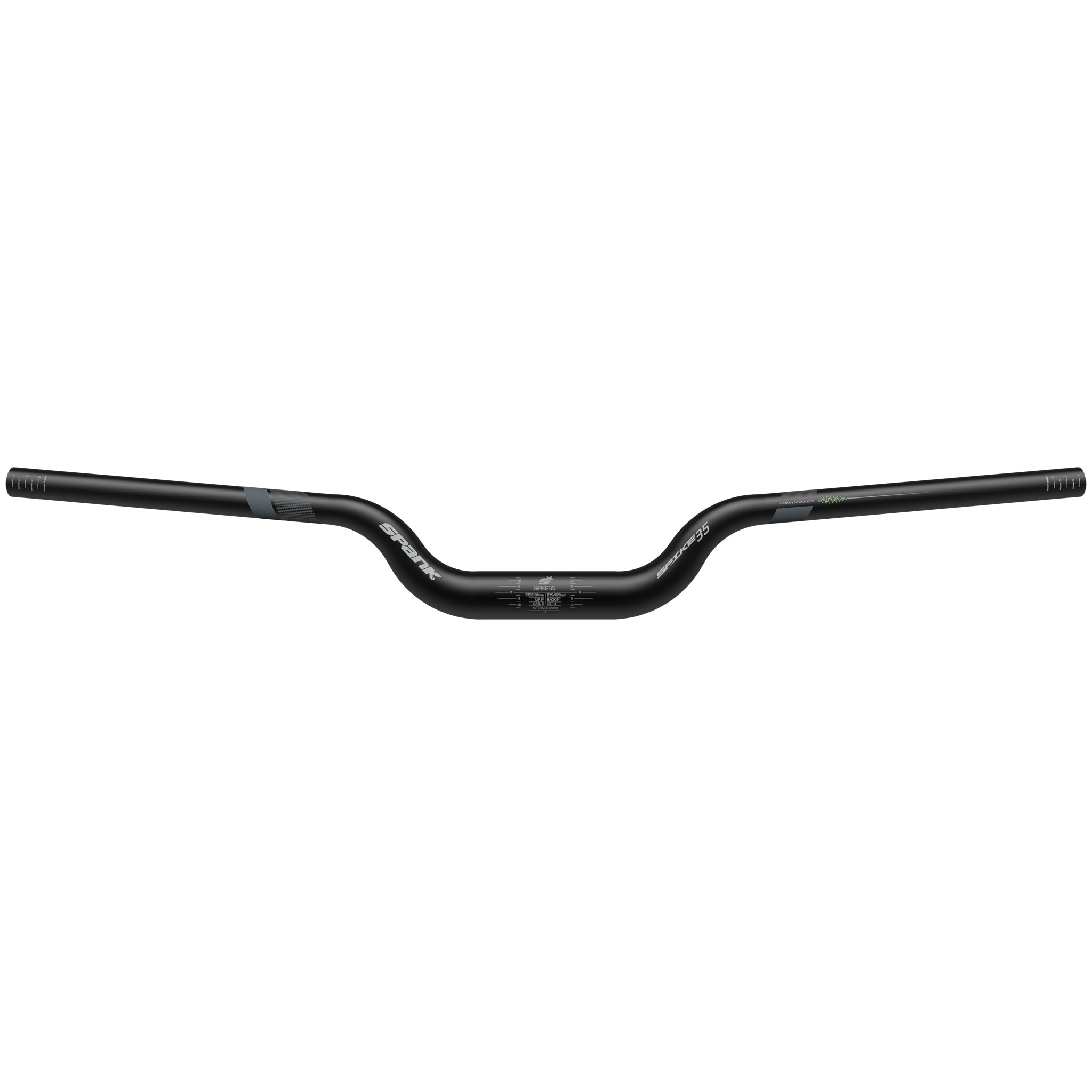 Spank Spike 35 Vibrocore Handlebar - 35mm Clamp 820mm 60mm Rise Black