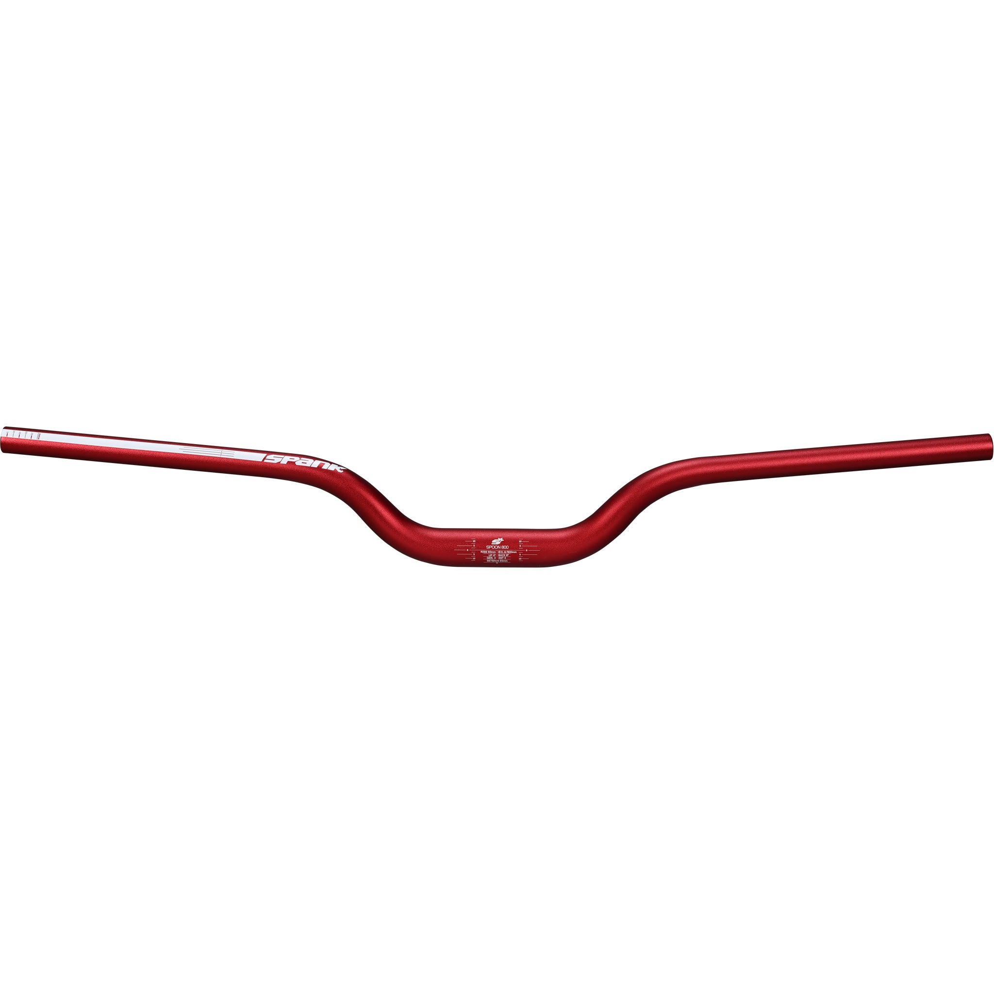 Spank Spoon 800 Handlebar - 31.8mm Clamp 800mm 60mm Rise Red